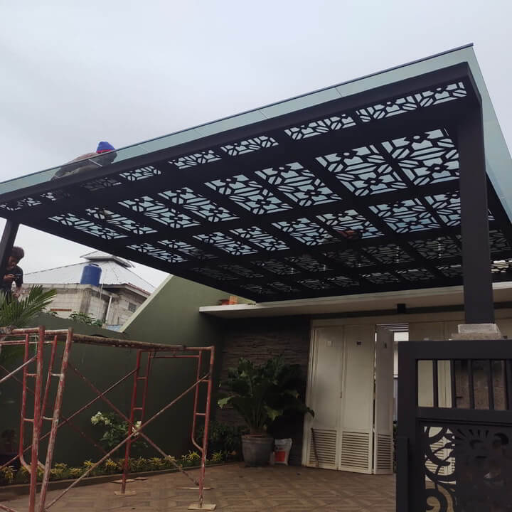 Kanopi Kaca Laminate